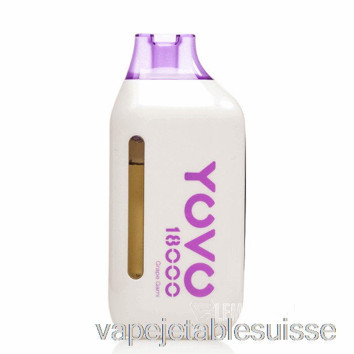 Vape Suisse Yovo Ultra 18000 Raisin Jetable Gami